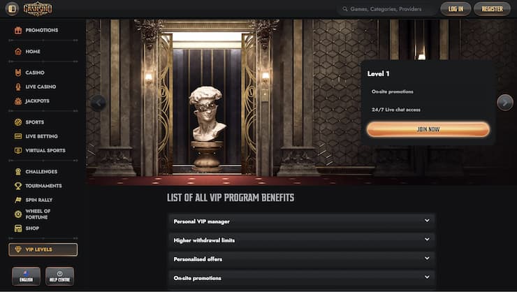 Gransino VIP-Programm — Exklusive Vorteile